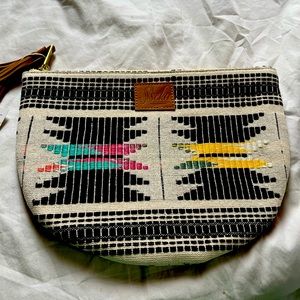 Large Woven Moon Clutch in Haryana